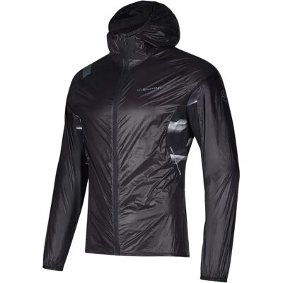 La Sportiva Blizzard Windbreaker Jkt - Nero - L - Windbreaker jacket La Sportiva Blizzard Windbreaker Jkt - Nero - L - Windbreaker jacket