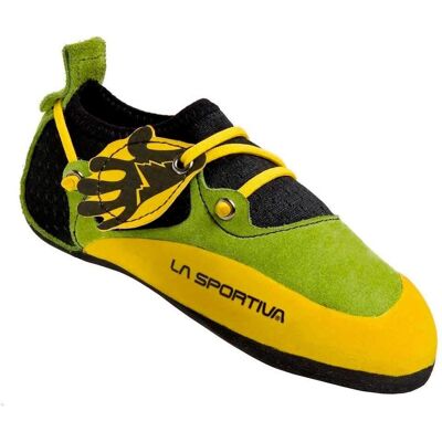 La Sportiva Stickit Lime/Gelb Kind Kletterschuh - Kletterschuh La Sportiva Stickit Lime/Gelb Kind Kletterschuh - Kletterschuh