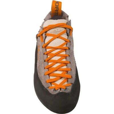 La Sportiva Mythos Eco Olive / Orange - Chaussures d'escalade polyvalentes - Publicité La Sportiva Mythos Eco Olive / Orange - Chaussures d'escalade polyvalentes - Publicité