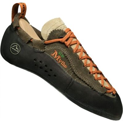 La Sportiva Mythos Eco - Chaussures d'escalade recyclées - Publicité La Sportiva Mythos Eco - Chaussures d'escalade recyclées - Publicité