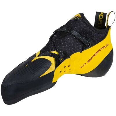 La Sportiva Solution Comp - Chaussures d'escalade - Noir/Jaune - 39,5 - Publicité La Sportiva Solution Comp - Chaussures d'escalade - Noir/Jaune - 39,5 - Publicité