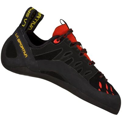 La Sportiva Tarantulace - Lederschuhe für Klettern - Schwarz, Poppy, Rot, Gelb - Kletterschuhe La Sportiva Tarantulace - Lederschuhe für Klettern - Schwarz, Poppy, Rot, Gelb - Kletterschuhe