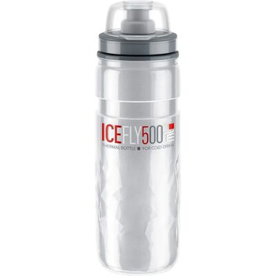 Transparent Elite Ice Fly Vattenflaska - Isolerad, 500ml, BPA Fri Transparent Elite Ice Fly Vattenflaska - Isolerad, 500ml, BPA Fri