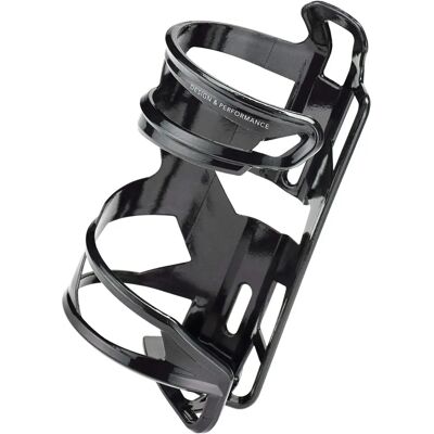 Portabidon Lateral Elite Prism Carbon Brillo Blanco Derecha - Soporte de botella Portabidon Lateral Elite Prism Carbon Brillo Blanco Derecha - Soporte de botella