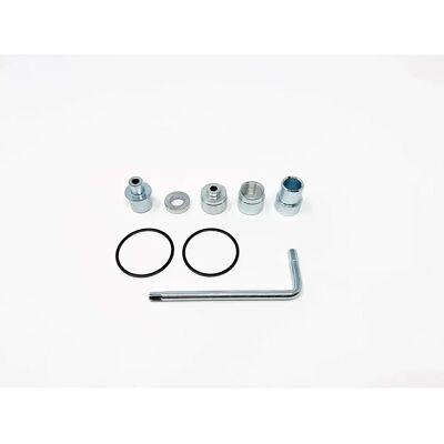 Kit d'adaptateurs Elite pour entraîneur de vélo en direct - Argent - Publicité Kit d'adaptateurs Elite pour entraîneur de vélo en direct - Argent - Publicité