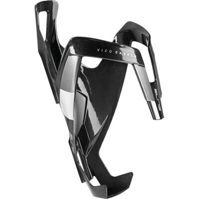 Elite Vico porta-balão de fibra de carbono - Leve, design italiano, preto/branco Elite Vico porta-balão de fibra de carbono - Leve, design italiano, preto/branco