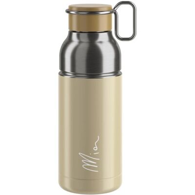 Elite Mia RVS Waterfles - 650ml - Beige - Sport & Outdoor Elite Mia RVS Waterfles - 650ml - Beige - Sport & Outdoor
