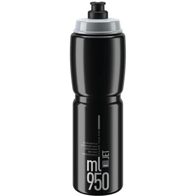 Elite Preto 950ml Garrafa de Bicicleta - Ecológica 950 ml Elite Preto 950ml Garrafa de Bicicleta - Ecológica 950 ml