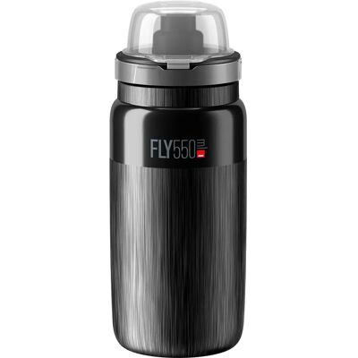 Garrafa de água Elite Fly MTB Tex 550ml - Preto / 550ml Garrafa de água Elite Fly MTB Tex 550ml - Preto / 550ml