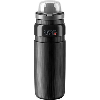 Garrafas MTB Elite Fly - 750ml - Preto - Garrafa para bicicleta Garrafas MTB Elite Fly - 750ml - Preto - Garrafa para bicicleta
