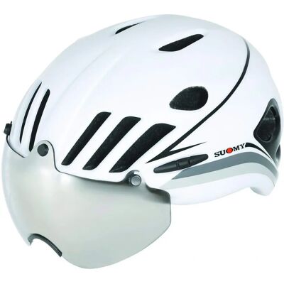 Casque de cyclisme léger SUOMY VISION Blanc/Noir - Casque - Publicité Casque de cyclisme léger SUOMY VISION Blanc/Noir - Casque - Publicité