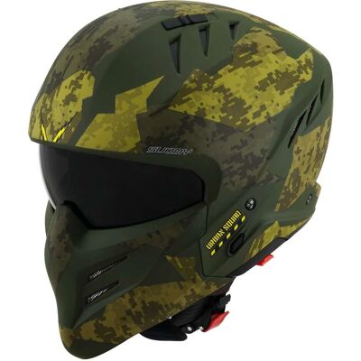 Casque Moto Suomy Armor Urban Squad Camouflage - Vert Mili - Publicité Casque Moto Suomy Armor Urban Squad Camouflage - Vert Mili - Publicité