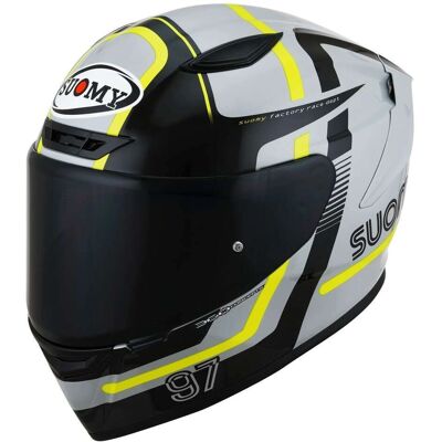 Casque de Course Suomy - Design Aérodynamique Léger - Publicité Casque de Course Suomy - Design Aérodynamique Léger - Publicité