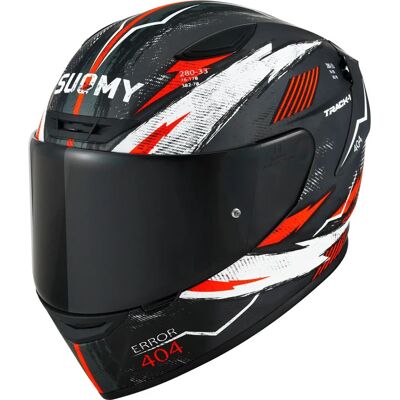 Casco Suomy Modello 404 2023 - Nero Grigio Rosso - Unisex Casco Suomy Modello 404 2023 - Nero Grigio Rosso - Unisex