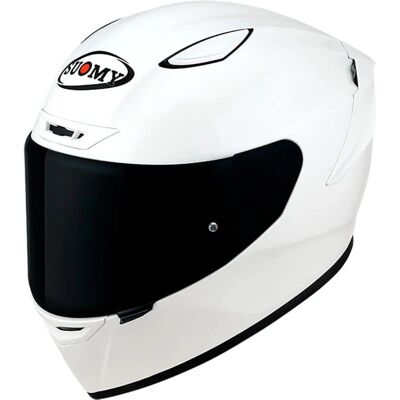 Casco Suomy Track-1 Bianco - Sportivo, Aerodinamico, Visiera Chiara Casco Suomy Track-1 Bianco - Sportivo, Aerodinamico, Visiera Chiara