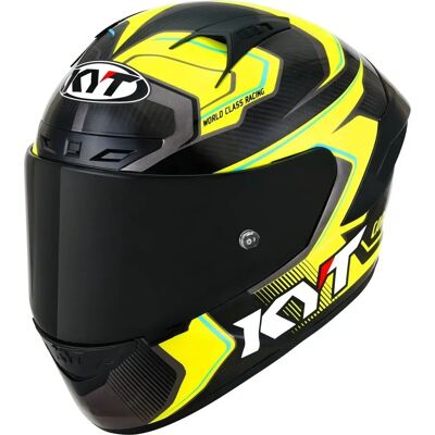 Casque KYT Nz-Race Competition - Jaune - Publicité Casque KYT Nz-Race Competition - Jaune - Publicité