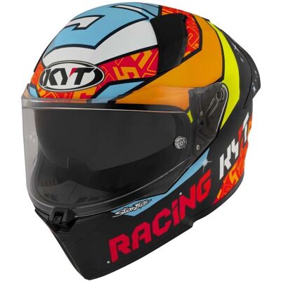 Casque KYT R2R Max Masia - Résistant aux Chocs, Aérodynamique, Visier Interchangeable - Publicité Casque KYT R2R Max Masia - Résistant aux Chocs, Aérodynamique, Visier Interchangeable - Publicité