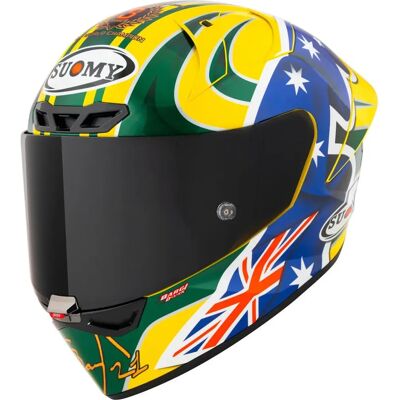 Casque Suomy S1-XR GP Troy Bayliss - Équipement Moto Course - Publicité Casque Suomy S1-XR GP Troy Bayliss - Équipement Moto Course - Publicité