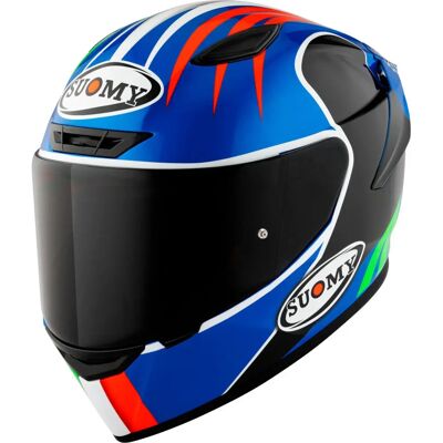 Casque Suomy Pecco Mugello 2022 E06 - Noir Bleu - Casque Moto - Publicité Casque Suomy Pecco Mugello 2022 E06 - Noir Bleu - Casque Moto - Publicité