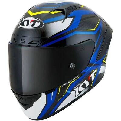 KYT - NZ-RACE - Carbon Stride - Blanc - Motorcycle helmet - Publicité KYT - NZ-RACE - Carbon Stride - Blanc - Motorcycle helmet - Publicité