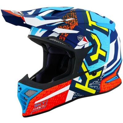 KYT - Skyhawk Hyperflow - Matte Clair - 2X - Helmet - Publicité KYT - Skyhawk Hyperflow - Matte Clair - 2X - Helmet - Publicité