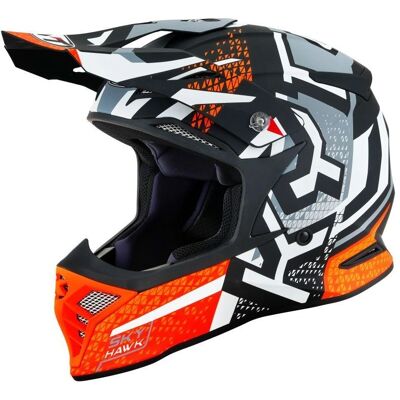 KYT - Skyhawk Hyperflow - Gris mat - S - Helmet - Publicité KYT - Skyhawk Hyperflow - Gris mat - S - Helmet - Publicité