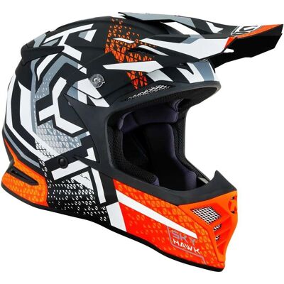 KYT - Skyhawk Hyperflow - Gris Mat - 2X - Helmet - Publicité KYT - Skyhawk Hyperflow - Gris Mat - 2X - Helmet - Publicité