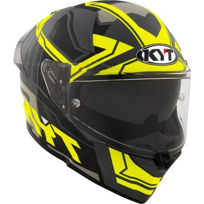 KYT - R2R Octane - Jaune Mat - XS - Casque - Publicité KYT - R2R Octane - Jaune Mat - XS - Casque - Publicité