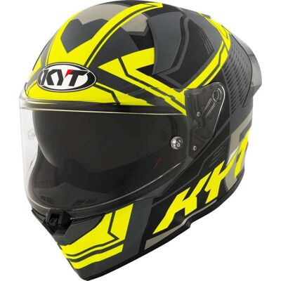 KYT - R2R Octane - Giallo Opaco - L - Helmet KYT - R2R Octane - Giallo Opaco - L - Helmet