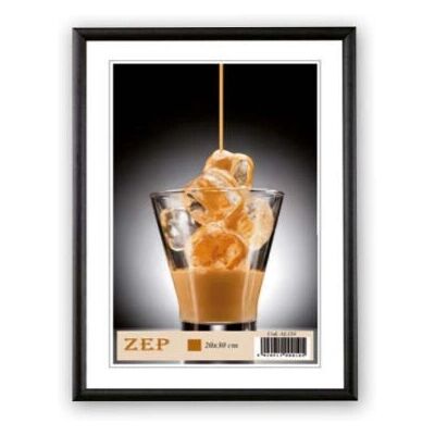 Zep Zwarte Aluminium Fotolijst - 13x18 cm - Wand- of tafelmodel Zep Zwarte Aluminium Fotolijst - 13x18 cm - Wand- of tafelmodel