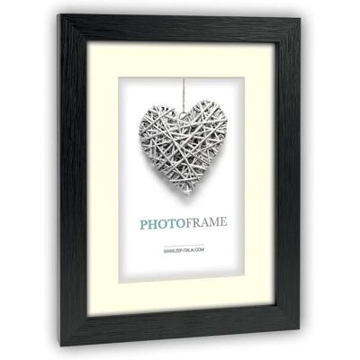 Cadre photo en bois noir Zep - 7x10 / 10x15 cm - Photo Frame Cadre photo en bois noir Zep - 7x10 / 10x15 cm - Photo Frame