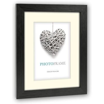 Cadre photo en bois Zep 15x20/20x30 - Noir Cadre photo en bois Zep 15x20/20x30 - Noir