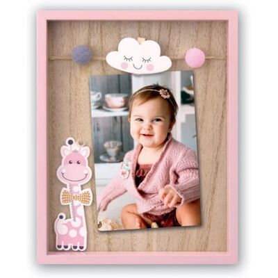Zep Roze Fotolijst VG446P - Enkele foto lijst Zep Roze Fotolijst VG446P - Enkele foto lijst
