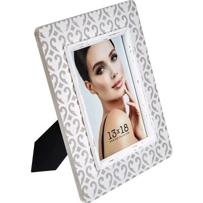 Cadre photo Zep BM2257 Blanc - 13x18 cm - Bois de haute qualité Cadre photo Zep BM2257 Blanc - 13x18 cm - Bois de haute qualité