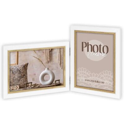 Zep Wit-bruin 13x18cm Fotolijst - Fotolijst Zep Wit-bruin 13x18cm Fotolijst - Fotolijst