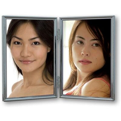 Zep Silber Fotolijst 120DS04-5R 2x 13x18 cm Zep Silber Fotolijst 120DS04-5R 2x 13x18 cm