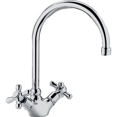 Paffoni Iris Cromo - Grifo de cocina con caño giratorio Paffoni Iris Cromo - Grifo de cocina con caño giratorio