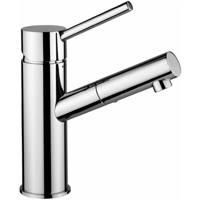 Mezclador de lavabo de latón cromado Paffoni - Diseño moderno Mezclador de lavabo de latón cromado Paffoni - Diseño moderno