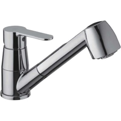 Paffoni - Chrom Küchenarmatur mit ausziehbarer Brause - Wasserhahn Paffoni - Chrom Küchenarmatur mit ausziehbarer Brause - Wasserhahn