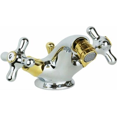 Grifo de bidé de latón Paffoni Iris - Estilo barroco - Desagüe 1 1/4" Grifo de bidé de latón Paffoni Iris - Estilo barroco - Desagüe 1 1/4"