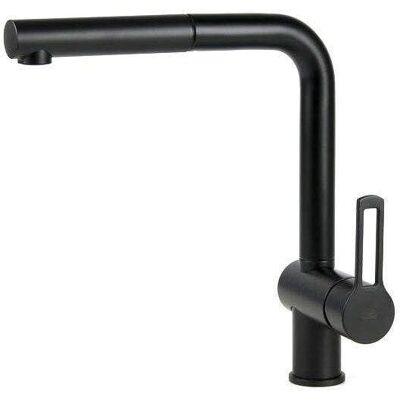 Paffoni Ringo Grifo de Cocina - Monocomando, Giratorio 360°, Negro Mate Paffoni Ringo Grifo de Cocina - Monocomando, Giratorio 360°, Negro Mate