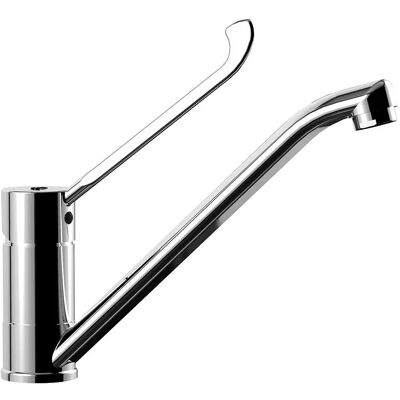 Grifo de Cocina Paffoni - RED303CR Caño Giratorio, Palanca Clínica, Cromo Grifo de Cocina Paffoni - RED303CR Caño Giratorio, Palanca Clínica, Cromo