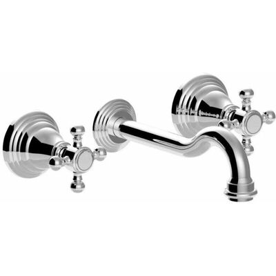 Paffoni - Wandmontierter Waschbeckenmischer mit 3 Löchern - Chrom Paffoni - Wandmontierter Waschbeckenmischer mit 3 Löchern - Chrom