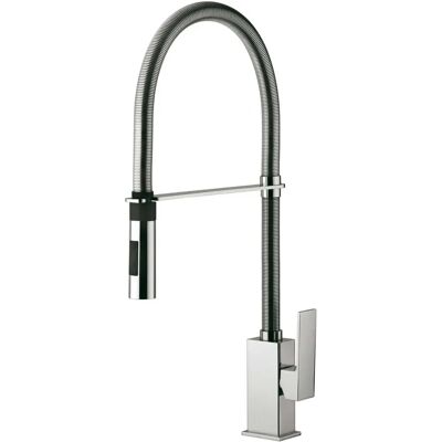 Paffoni Chrom Einhand-Küchenarmatur mit Drehbrause - EL179CR Paffoni Chrom Einhand-Küchenarmatur mit Drehbrause - EL179CR