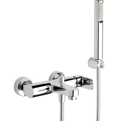 Paffoni - Chrom-Badewannenmischer mit Duschset, Serie Candy - 150cm Schlauch Paffoni - Chrom-Badewannenmischer mit Duschset, Serie Candy - 150cm Schlauch