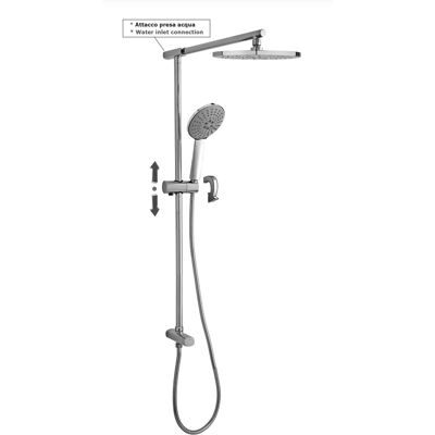 Paffoni Up ZCOL687CR Colonna doccia Cromato Metallo Paffoni Up ZCOL687CR Colonna doccia Cromato Metallo