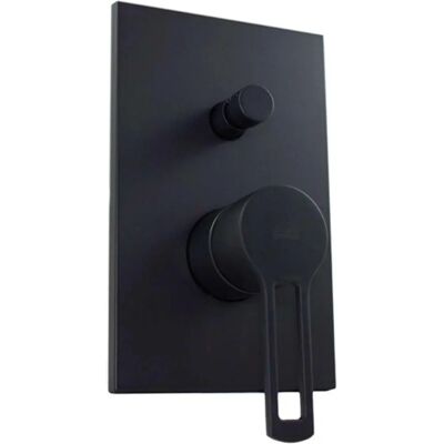 Paffoni Ringo - 2 Desviadores - Acero Inoxidable - Negro - Mezclador de Ducha Paffoni Ringo - 2 Desviadores - Acero Inoxidable - Negro - Mezclador de Ducha