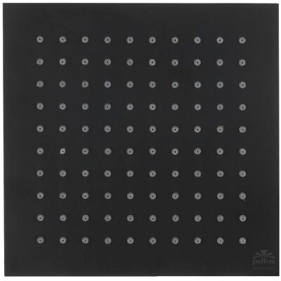 Paffoni Quadratischer 200x200mm Mattschwarzer Duschkopf - Duschkopf Paffoni Quadratischer 200x200mm Mattschwarzer Duschkopf - Duschkopf