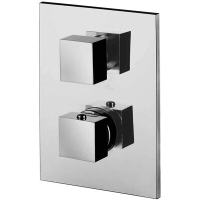 Paffoni Chrom 3-Wege Thermostat-Duschmischer Paffoni Chrom 3-Wege Thermostat-Duschmischer