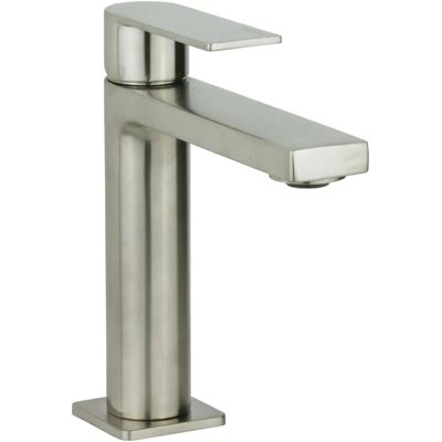 Mezclador de lavabo en acero cepillado - Paffoni TA071ST - Diseño moderno Mezclador de lavabo en acero cepillado - Paffoni TA071ST - Diseño moderno